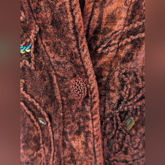 Vintage Flashback Beaded and Embroidery Jacket - Picture 5 of 10